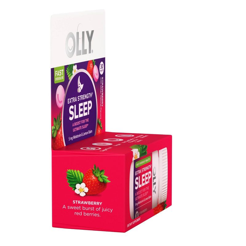 OLLY Extra Strength Sleep Fast Dissolve Vegan Tablets