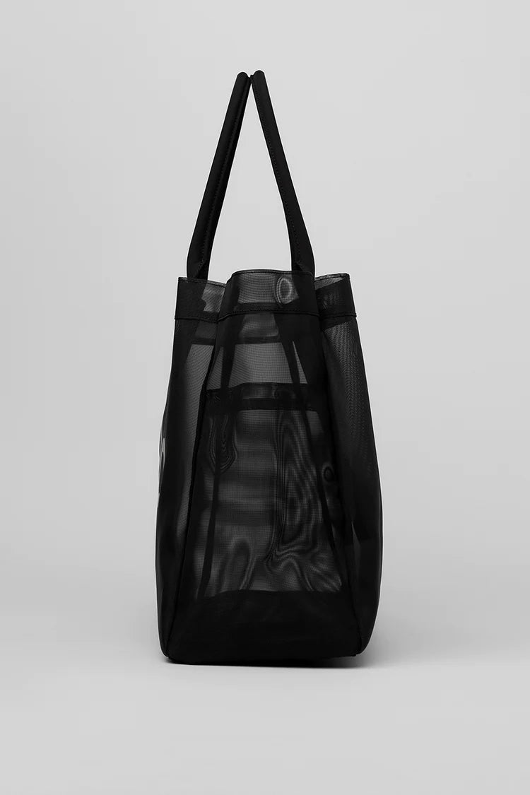 Sheer Cross Body Bucket Bag