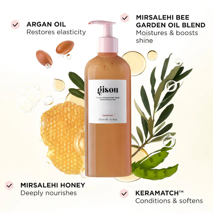 Honey Infused Hair Wash Shampoo