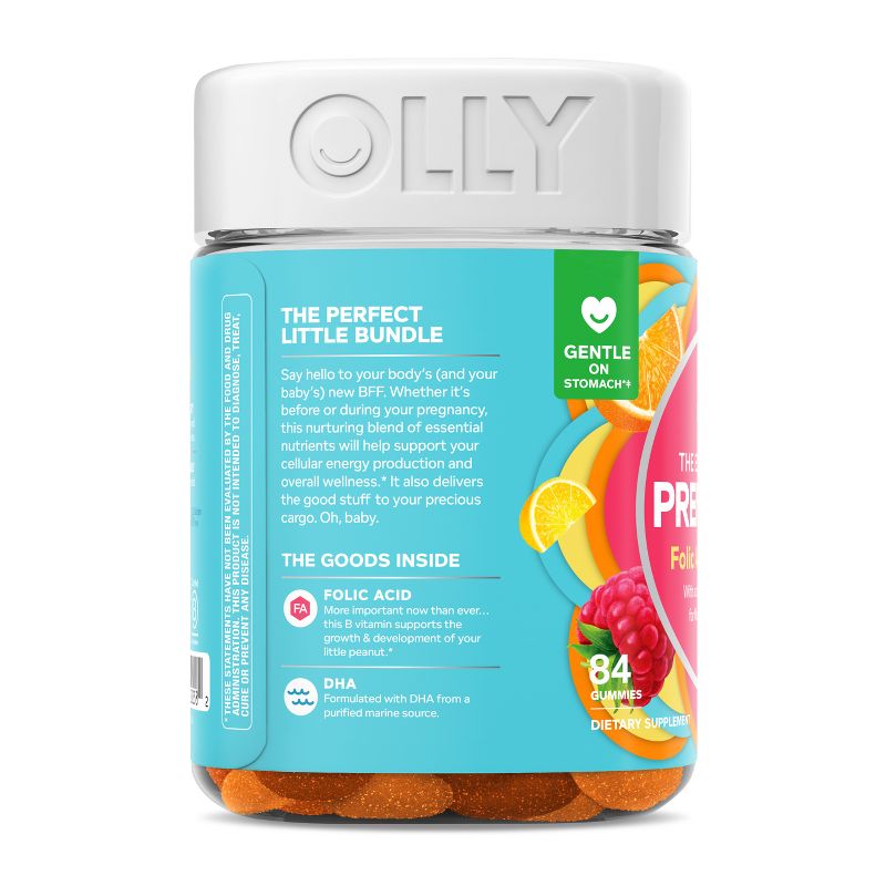 OLLY Essential Prenatal Multivitamin Gummies - Sweet Citrus