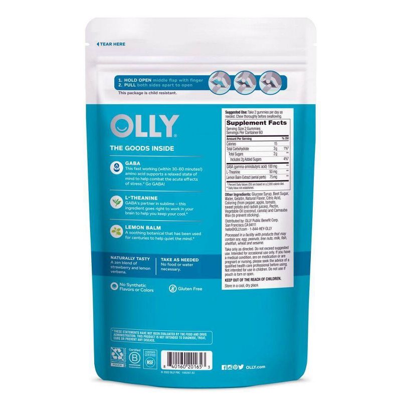 Olly Goodbye Stress Multivitamin Pouch