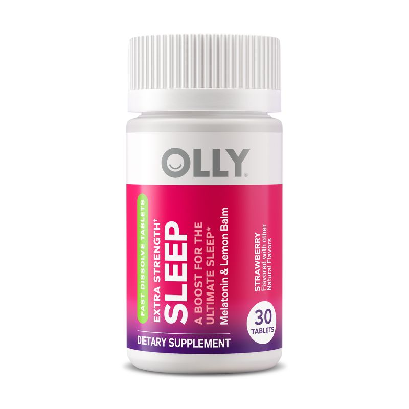 OLLY Extra Strength Sleep Fast Dissolve Vegan Tablets