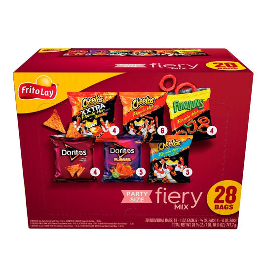 Frito-Lay Variety Pack Spicy Party Mix Cube