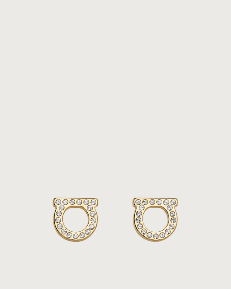 Gancini crystals earrings (S)