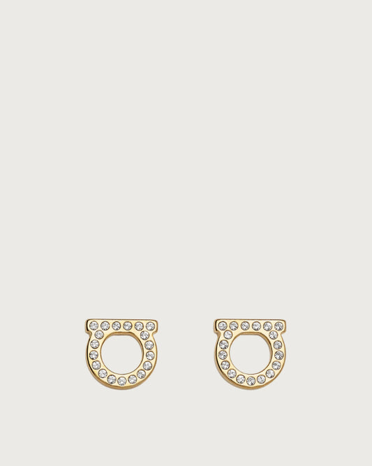 Gancini crystals earrings (S)