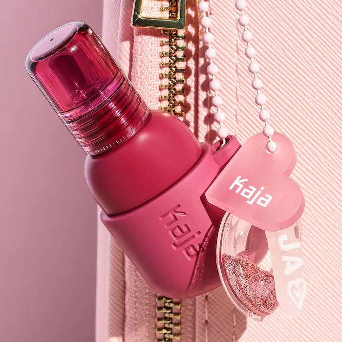 Jelly Charm Glazed Lip Stain & Blush With Keychain