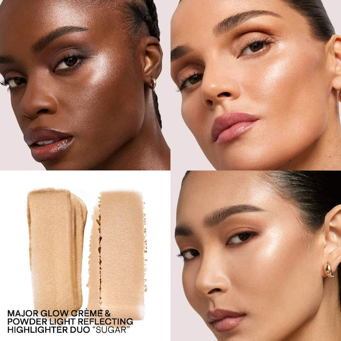 Major Glow Crème & Powder Light Reflecting Highlighter Duo