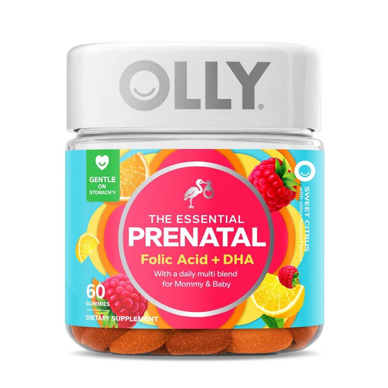 OLLY Essential Prenatal Multivitamin Gummies - Sweet Citrus