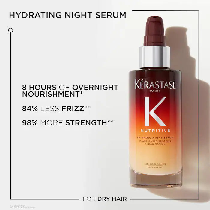 Nutritive 8H Magic Night Serum Hydrating Treatment for Dry Hair