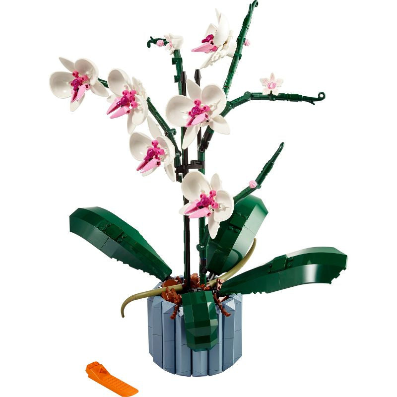 LEGO Icons Orchid Valentine Décor Artificial Plant Set