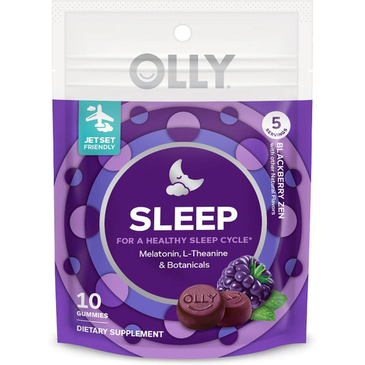 OLLY 3mg Melatonin Sleep Gummies - Blackberry Zen