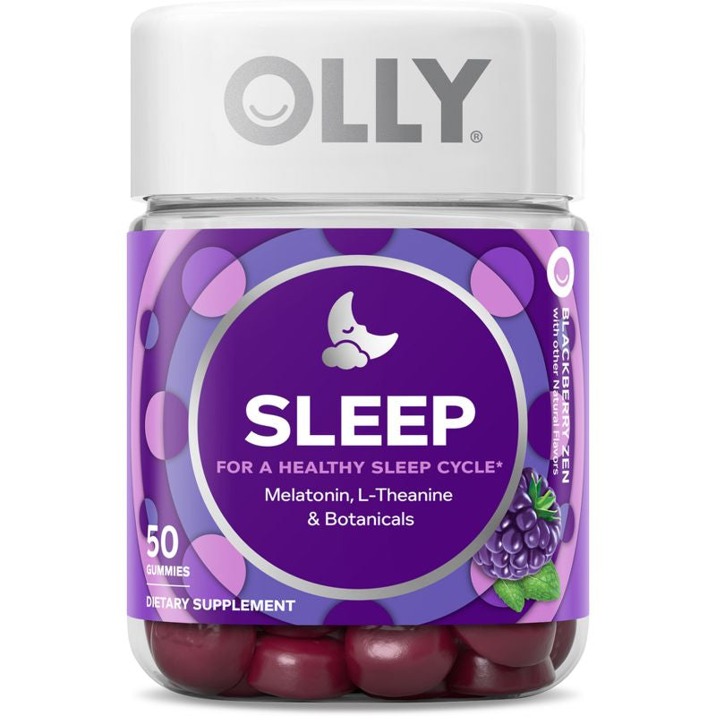 OLLY 3mg Melatonin Sleep Gummies - Blackberry Zen