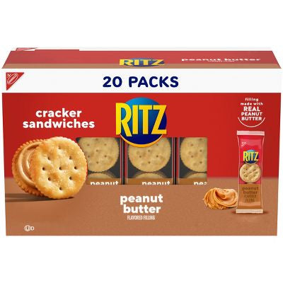 Ritz Cracker Sandwiches with Peanut Butter