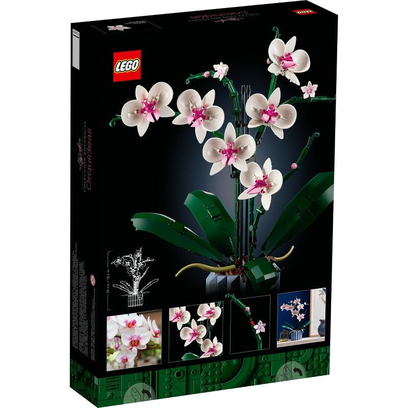 LEGO Icons Orchid Valentine Décor Artificial Plant Set