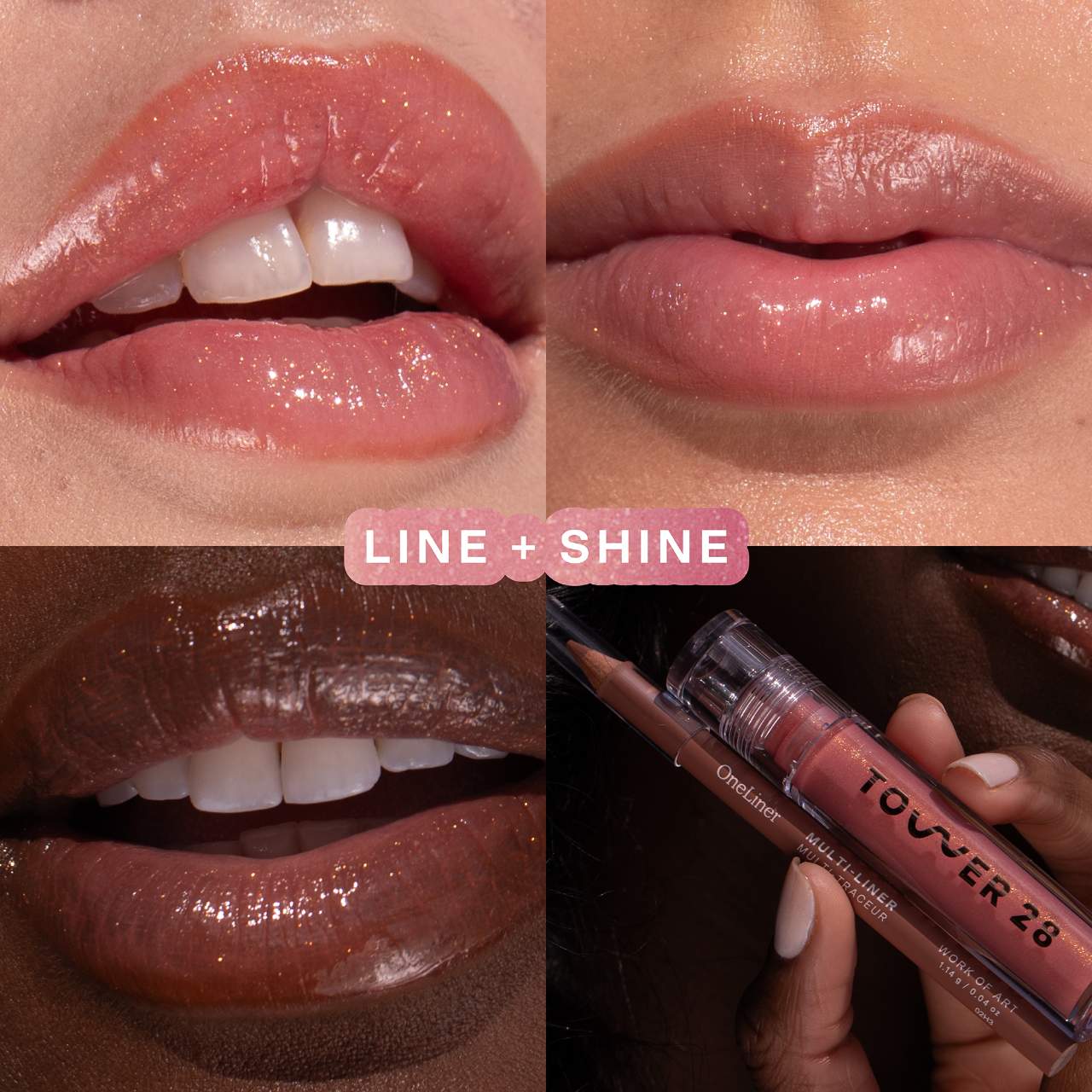 Line + Shine Lip Liner and Lip Gloss Set