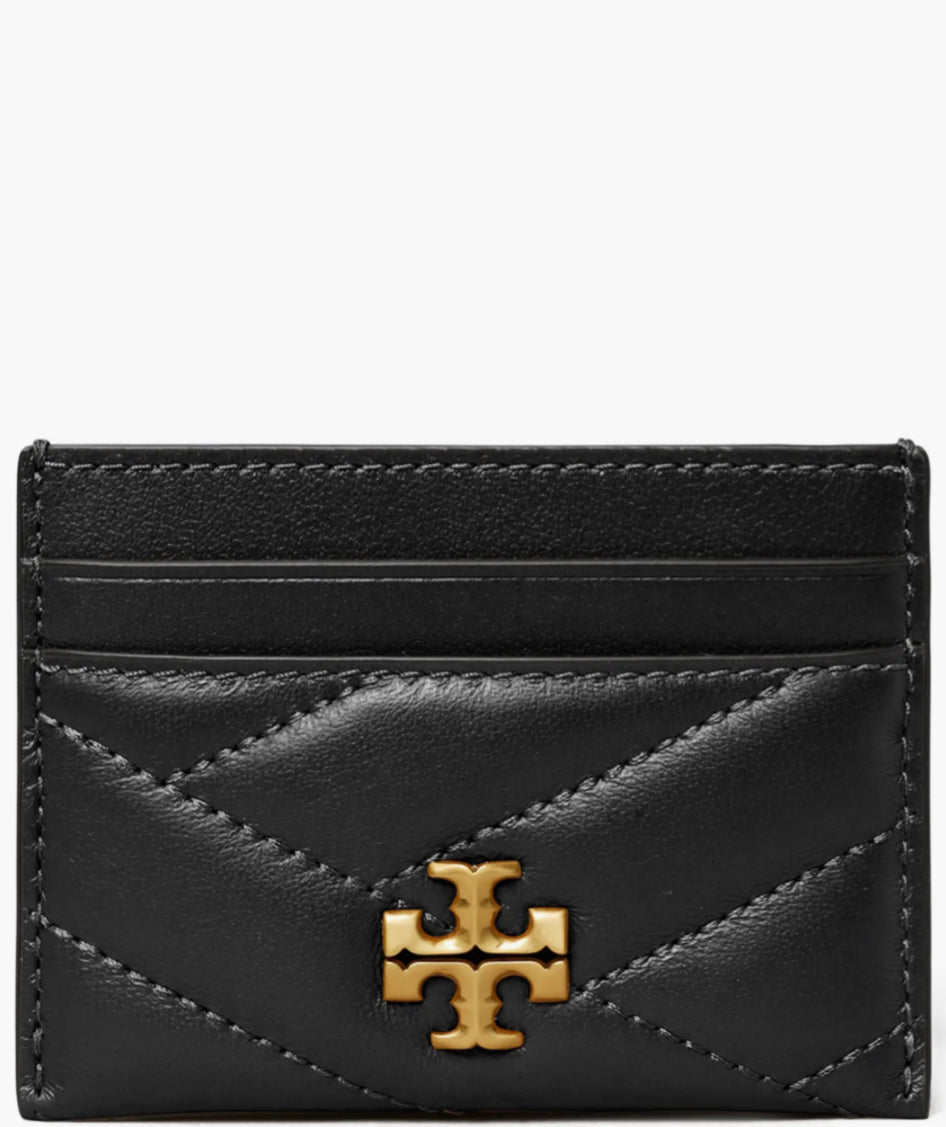 Kira Chevron Quilted Leather Card Case