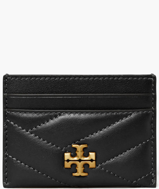 Kira Chevron Quilted Leather Card Case