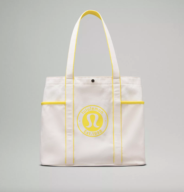 Daily Multi-Pocket Canvas Tote Bag 20L Logo