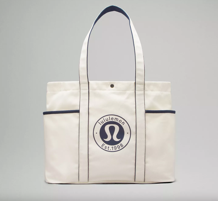 Daily Multi-Pocket Canvas Tote Bag 20L Logo