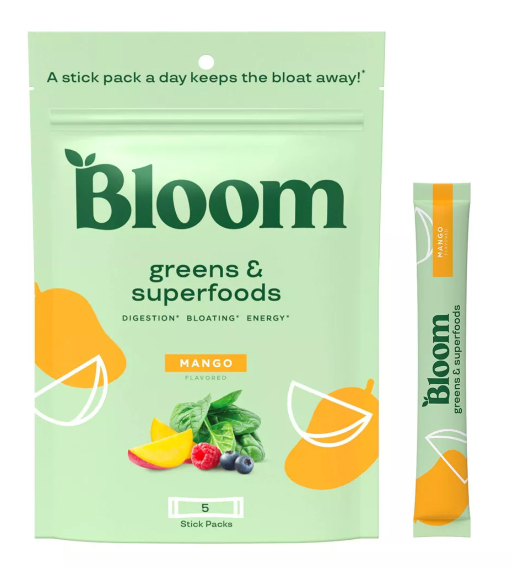 BLOOM NUTRITION Greens and Superfoods Powder Stick Pack 5