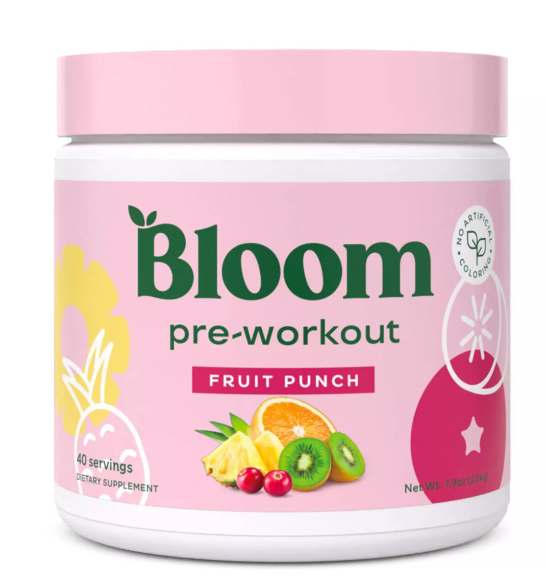 BLOOM NUTRITION Original Pre-Workout Powder - 7.9oz /40ct 