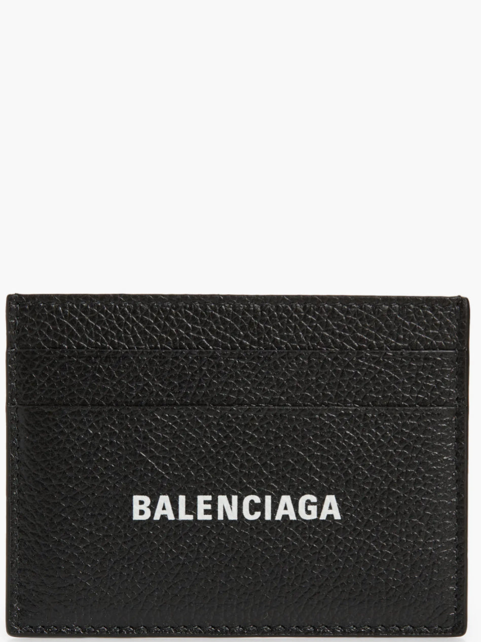 Cash Logo Leather Card Case