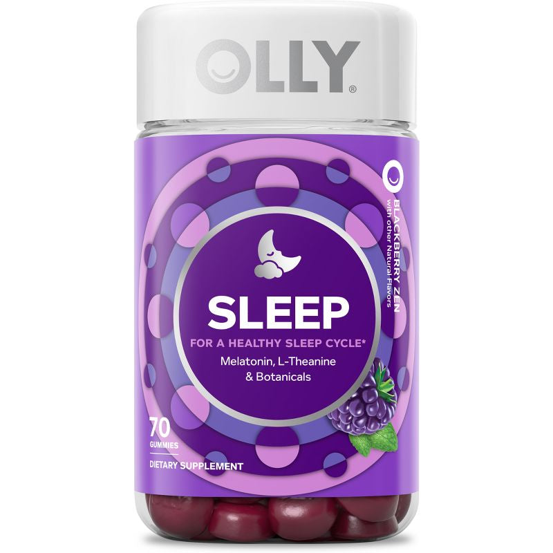 OLLY 3mg Melatonin Sleep Gummies - Blackberry Zen