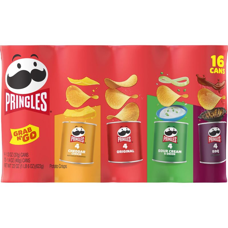 Pringles Grab and Go Variety Pack