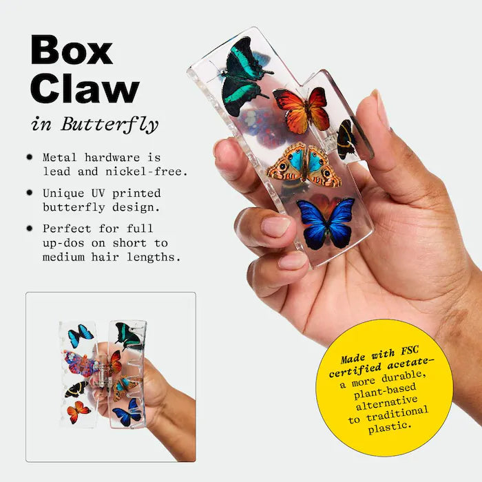 Medium Box Hair Claw Clip